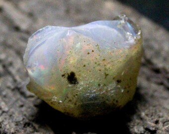 Ethiopian Opal Raw Specimen: Multi-Fire Crystal, 44.80 Carats