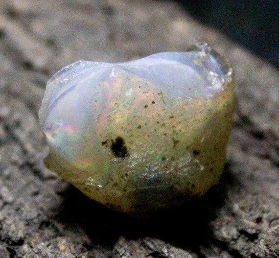 Ethiopian Opal Raw Specimen: Multi-Fire Crystal, 44.80 Carats