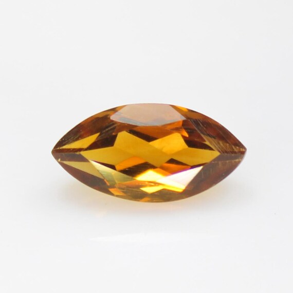 Natural Yellow Citrine Gemstone: Marquise Cut, 1.85 CTS (12X6X5 mm)