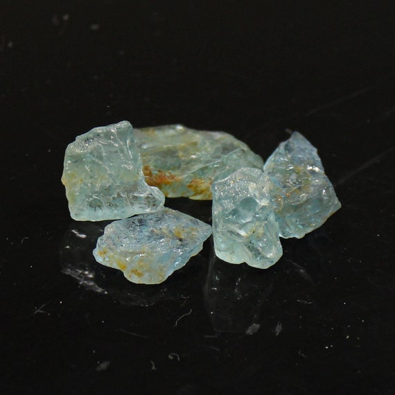 Natural Aqumarine Rough Lot,Beautiful Rare Aqumarine Rough,Aqumarine Loose Raw, Blue 12mm To 22mm Raw, 30.00 Carats Raw For Jewellery Making