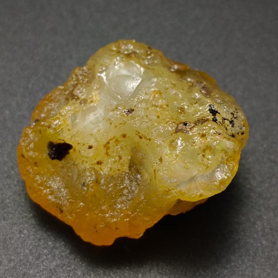 Natural Oil Ethiopian Opal Specimen, Rainbow Fire, Opal Rough (32x27x16 mm, 69.20 CTS)