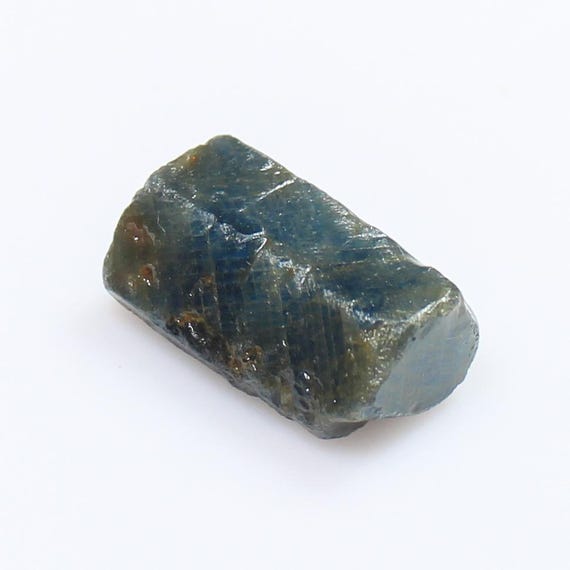 Natural Raw Blue Sapphire Crystal: Rough Gemstone, 29.00 CTS (19X12X8 MM)