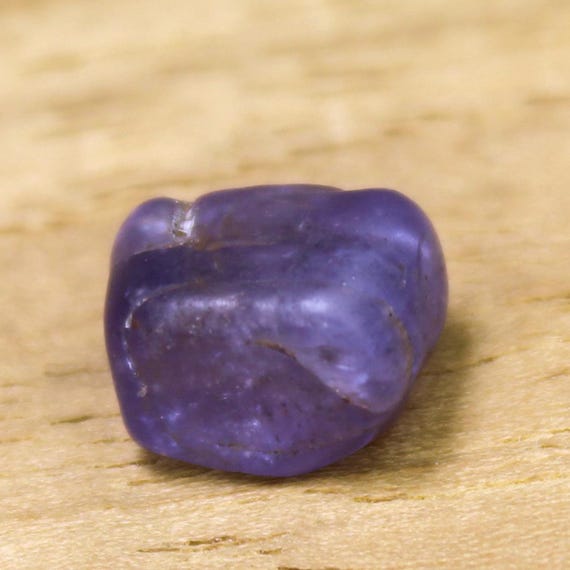 Raw Tanzanite Gemstone: Natural Purple Crystal, 3.70 CT, 8.5x6x5.9 mm