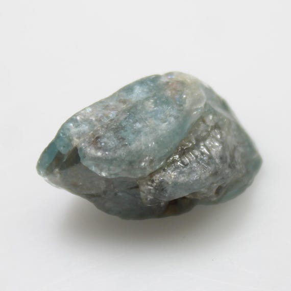 Raw Blue Zircon Piece: 18.45 Carats, 18x9x10 mm - Jewelry Making
