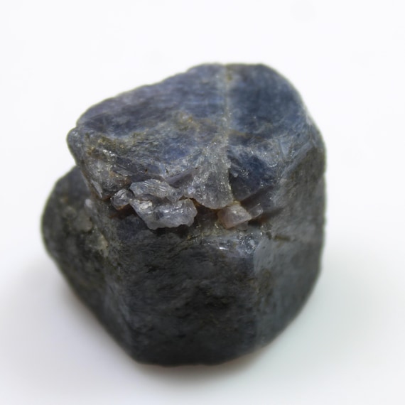 Raw Blue Sapphire Crystal: 196.35 CT Rough Sapphire Stone