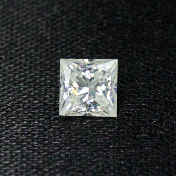 Lab Created Moissanite Diamond: 1.80 Carat Square Cut, 7x7x4 mm