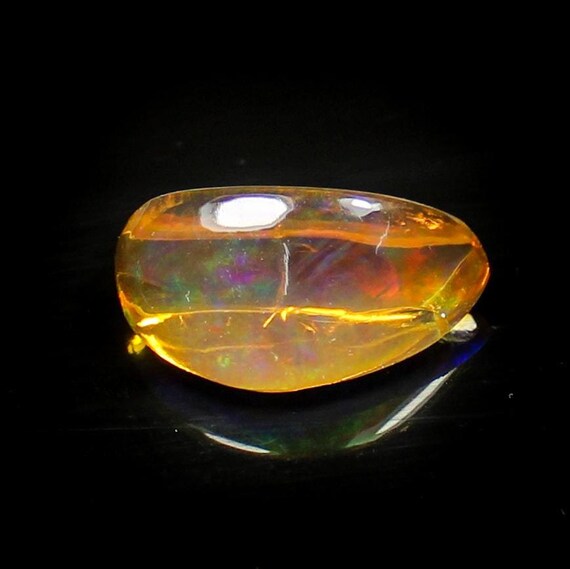 13Cts Natural Ethiopian Opal Polished Rough, Raw Ethiopian Opal Tumble Loose Gemstone, Specimen Opal Loose, Size - 22x12x11 MM
