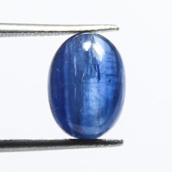 Natural Kyanite Cabochon , Kyanite Cabochon Gemstone, Kyanite Cabochon, AAA Quality-stone for jewelry making, 6.50 Carats, 12x9x6 MM.