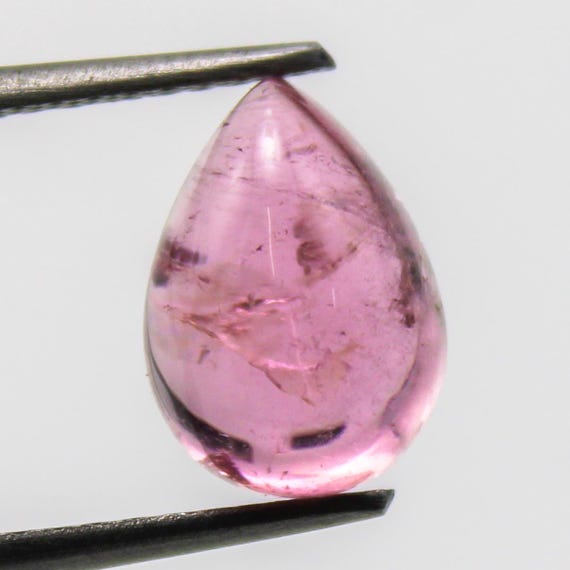 Pink Tourmaline Cabochon In 2.80 Carats, 10x7x5 mm Size For Making Jewelry