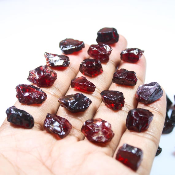 Natural Red Garnet Raw , Garnet Rough, Clean Garnet Raw, Dark Red Garnet Raw, AAA+ Quality Garnet Rough Making For Gemstones & Jewelry