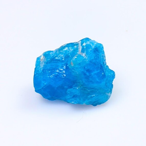 Natural Blue Apatite Raw 28.65 CT, Apatite Rough, 18X15X10 MM, Loose Gemstone, Making For Jewelry, Pendent, Necklace, Ring