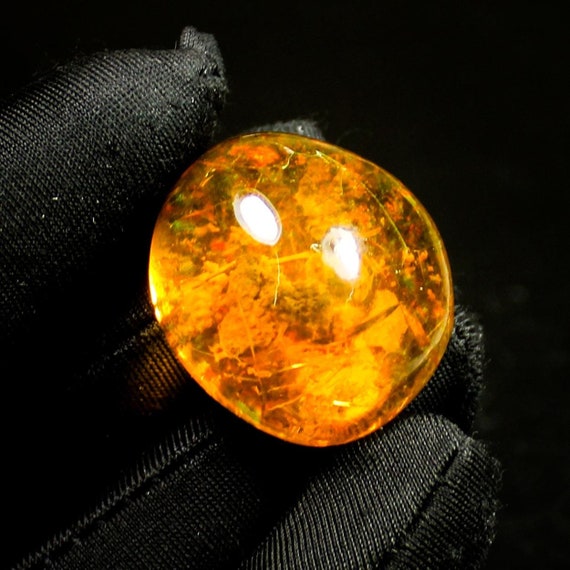 Natural Specimen Opal Tumble Raw, Ethiopian Opal Polished Rough, Welo Fire, Opal Rough 27x24x15 MM, 55.00 Cts