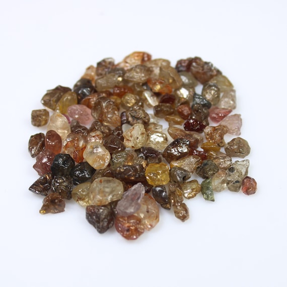 Natural Multi Zircon Rough Lot For Cutting And Making Between 4-11 mm Size From Thailand Multi Color Of  Natural Rare Zircon Raw