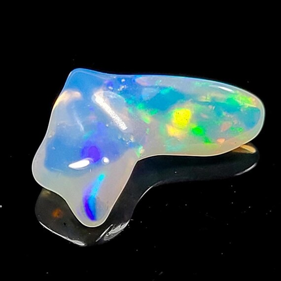 Ethiopian Opal Tumble, Natural Fire Opal, Loose Gemstone (2.75 Carats)