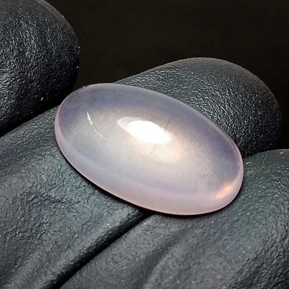 Pink Rose Quartz Cabochon: Oval Gemstone for Jewelry Making (9.35 Carats, 18x10x7 mm)