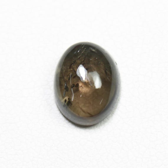 Brown Tourmaline Cabochon: 3.60 Carat Oval Gemstone, 10x8x5 mm