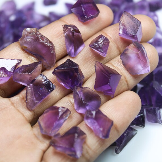 Natural Purple Amethyst Rough Pcs For Cutting And Making 11-20 mm Big Size Rough Bulk Amethyst Pcs For Making Big Size Amethyst