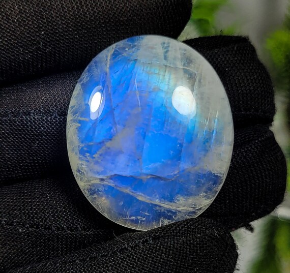 Amazing Quality Natural Rare Rainbow Moonstone Oval,High Quality Of Moonstone For Jewelery Making 80.40 Cts Piece,Huge 33x28x10 mm Moonstone