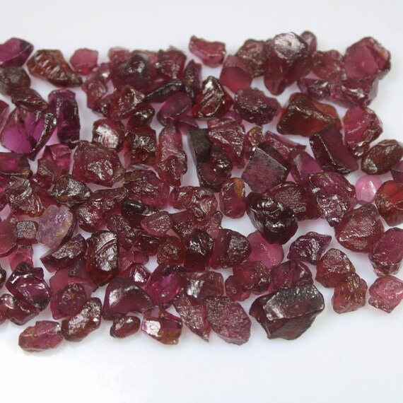 Natural Purple Garnet Rough Lot For Cutting And Making Between 4-14 mm Size From Mozambique Bulk Garnet Rough Lot In Small To Medium Size