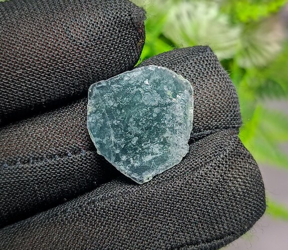 Natural Faceted Blue Tourmaline Slice,Amazing Tourmaline Slice 9.50 Ct Piece,Beautiful Polished Tourmaline Slice,Amazing Quality,18x18x2.5MM