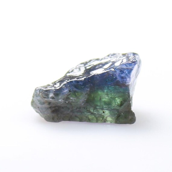 Natural Tanzanite Raw , Bio Color Tanzanite Rough, Blue & Green Tanzanite Raw, Tanzanite Crystal, 9.45 CTS Tanzanite Raw, 14x9x8 MM