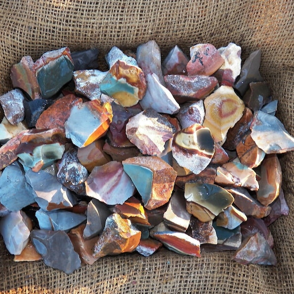 Summer Sale!! 3000 Carat Lots of Desert Jasper Rough Plus a Free Faceted Gemstone