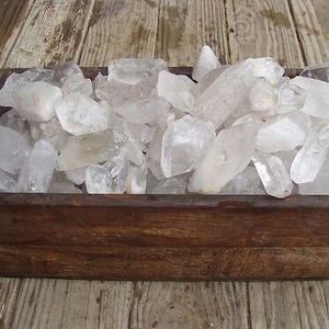 Big Sale!! 500 Carat Lots of Unsearched Quartz Crystal Points + a Free faceted gemstone