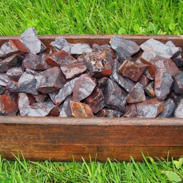 Summer Sale!! WHOLESALE Lots of Hematite Rough + a VERY Nice FREE Faceted Gemstone (3 lbs, 5 lbs, or 11 lbs)