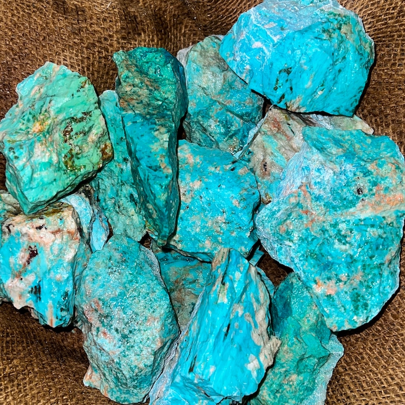 Halloween Sale WHOLESALE Lots of LARGE Natural Turquoise Rough Plus a