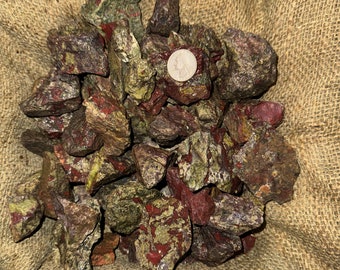 Big Sale!! 5000 Carat Lots of Natural Dragonstone Rough + a Nice Free faceted Gemstone