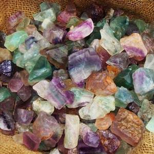 Summer Sale!! 500 Carat Lots of Unsearched Natural Fluorite Rough + a Nice FREE faceted Gems