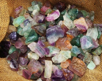 Big Sale!! 500 Carat Lots of Unsearched Natural Fluorite Rough + a Nice FREE faceted Gems
