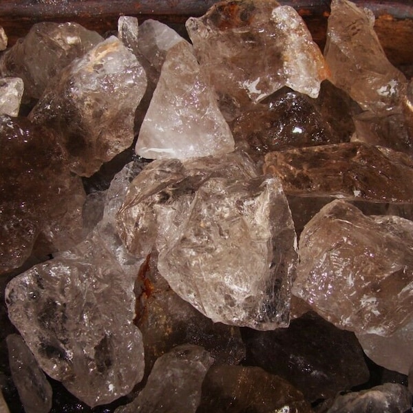 Summer Sale!! 500 Carat Lots of Smokey Quartz Rough High Quality + A Free Faceted Gemstone