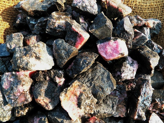 Rhodonite rough deals for sale
