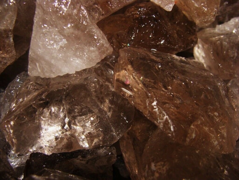 Summer Sale 2000 Carat Lots of Smokey Quartz Rough High Quality A Free Faceted Gemstone image 1