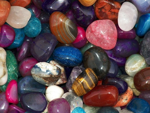 Big Sale!! 2000 Carat Lots of Size Tumbled Polished Gemstones
