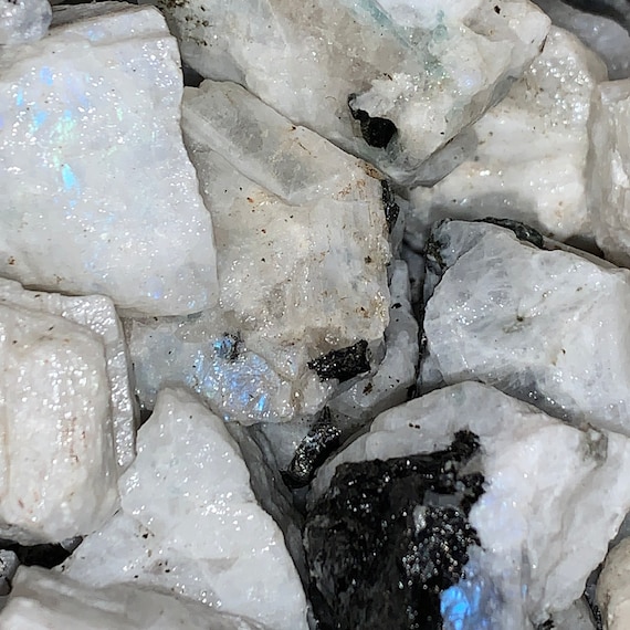 Big Sale 3000 Carat Lots of Natural Rainbow Moonstone Rough a Nice FREE Faceted Gems Etsy