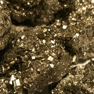 Summer Sale!! 3000 Carat Lots of Unsearched Natural Pyrite Rough + a Free Faceted Gemstone