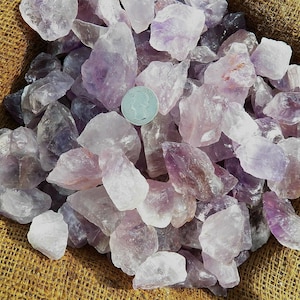 Big Sale!! WHOLESALE Lots of Lavender Amethyst Plus a Free Faceted Gemstone (3 lbs, 5 lbs, or 11 lbs)