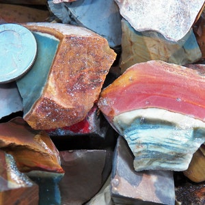 Big Sale!! 1000 Carat Lots of Desert Jasper Rough Plus a Free Faceted Gemstone