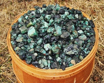 Summer Sale!! 3000 Carat Lots of Unsearched Natural Emerald Rough + a Free Faceted Gemstone