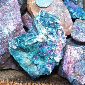 Summer Sale!! 2000 Carat Lots of Ruby/Sapphire Rough Plus a Free Faceted Gemstone