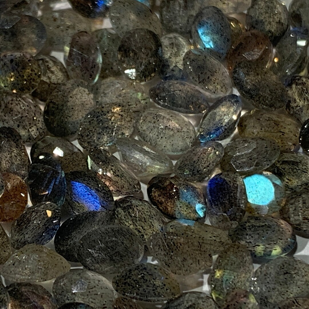 Labradorite Real Big Sale!! Labradorite ALL NATURAL REAL Faceted Gemstones - Wholesale ...