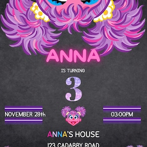 Magical Fairy Birthday Invitation | Abby-Inspired | Instant Download | Editable Template