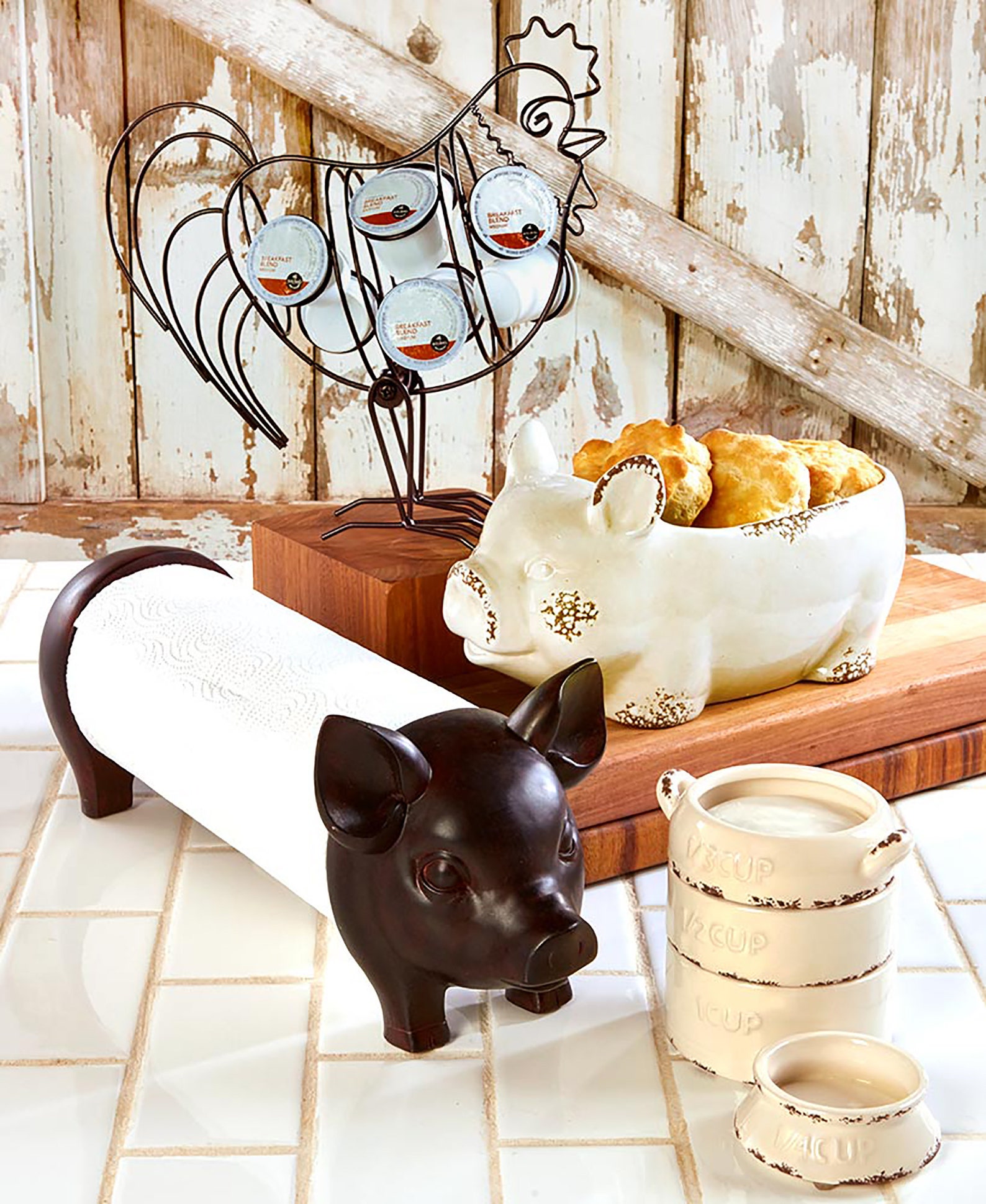 Pig Paper Towel Holder Holds a Standard Roll of Towels Etsy
