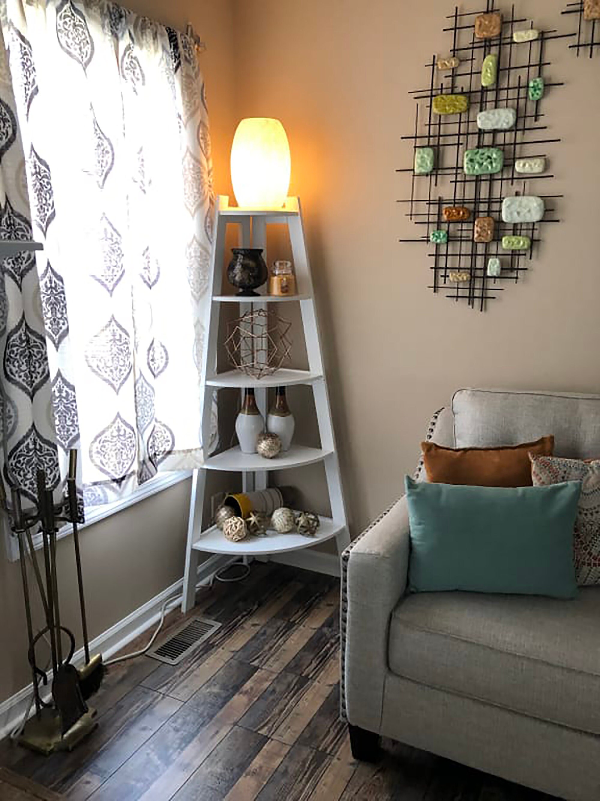 Escalera de madera Estante de 5 niveles Decoración de | Etsy