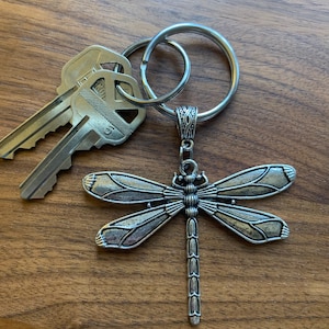 Outlander Inspired Dragonfly Keychain