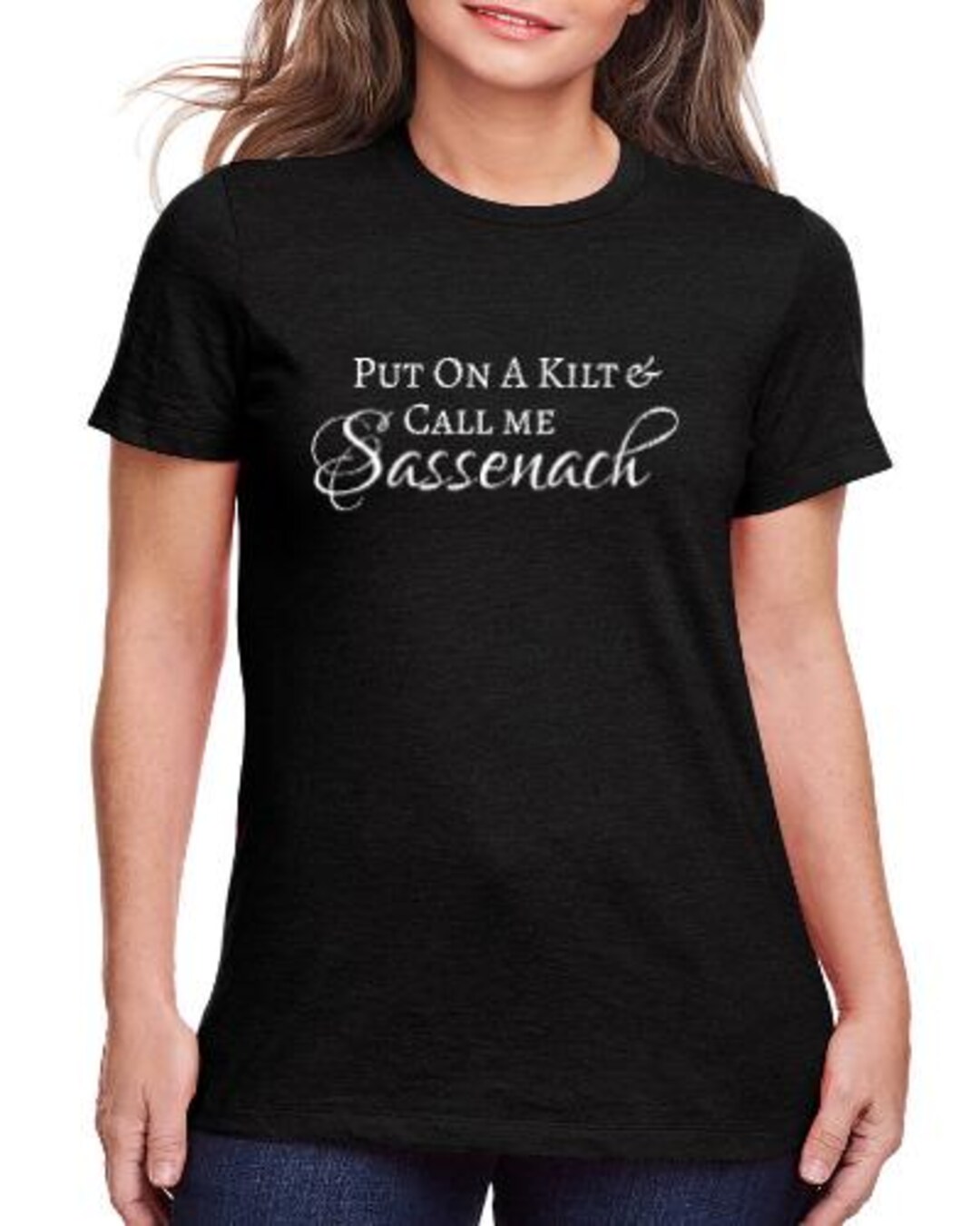 T-shirt Débardeur « Put On A Kilt And Call Me Sassenach » Avec Motif Libellule – Unisexe, Coton Léger