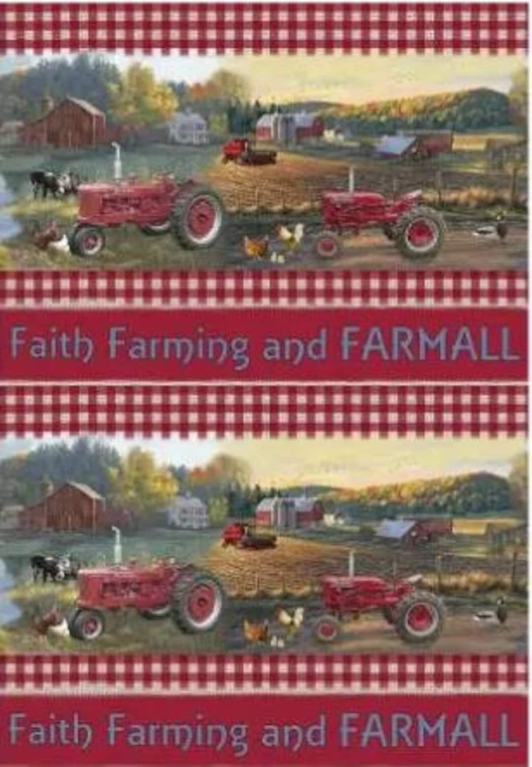 Farmall Country Check Border Stripe by Print Concepts (10198) Etsy — free download