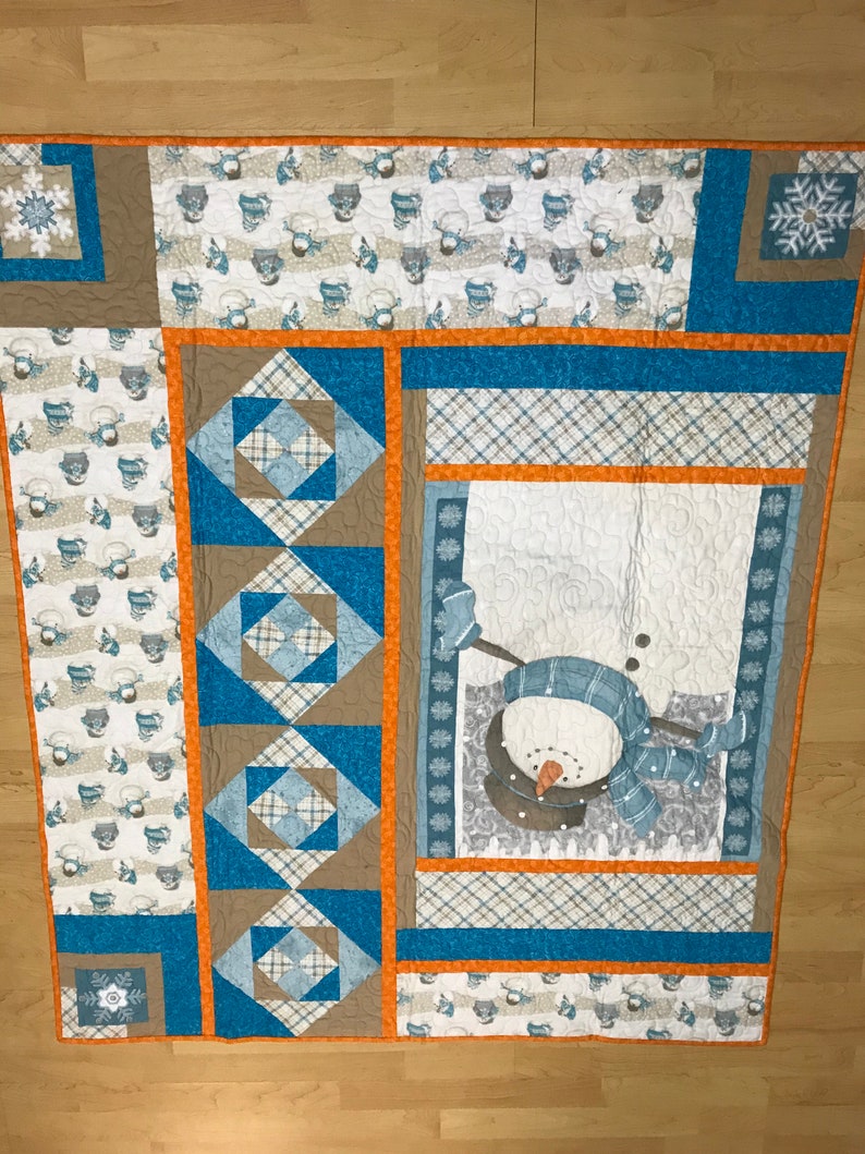 118 Fabrics and More I Love Snow Quilt - Thumbnail 2